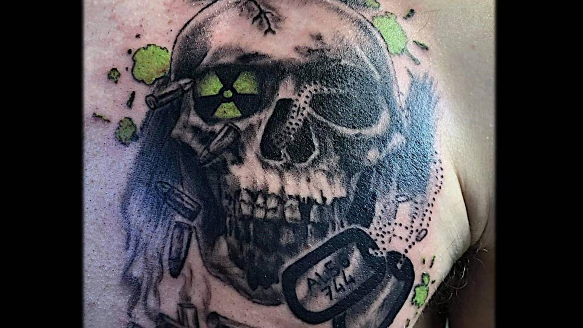 HolisticTattoo torse “Skull” Tattoo