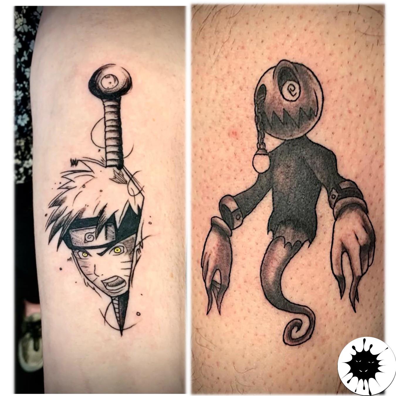 J jette l’encre “Naruto” Tattoo