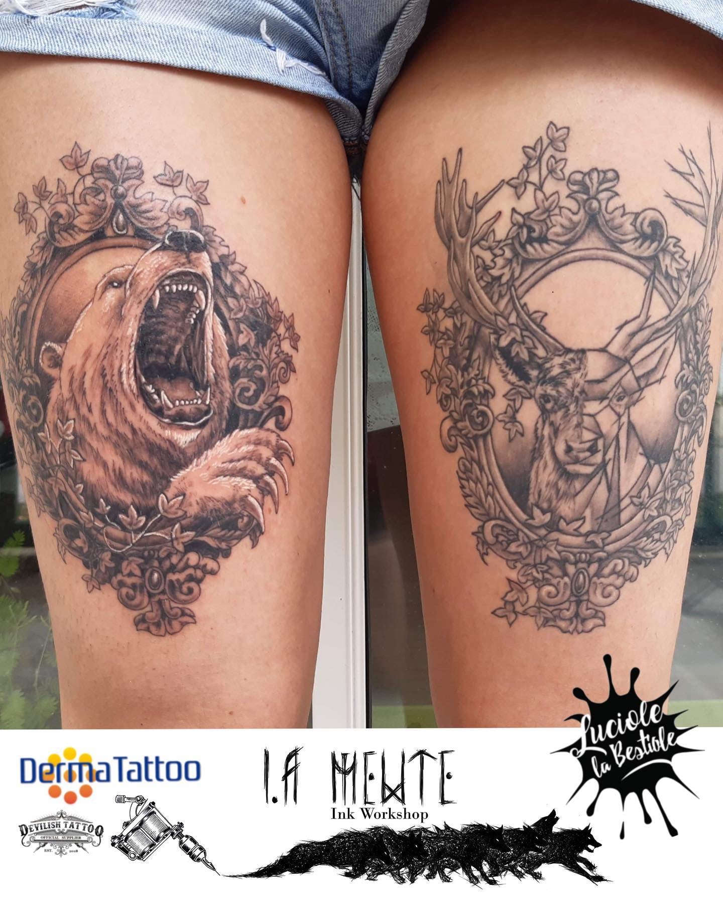 Luciole la bestiole cuisse “Ours & Cerf”