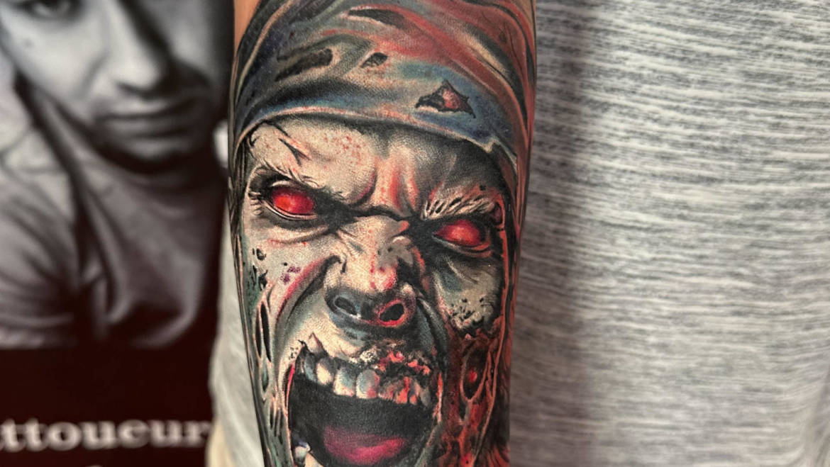 Kéké le boucher bras zombie