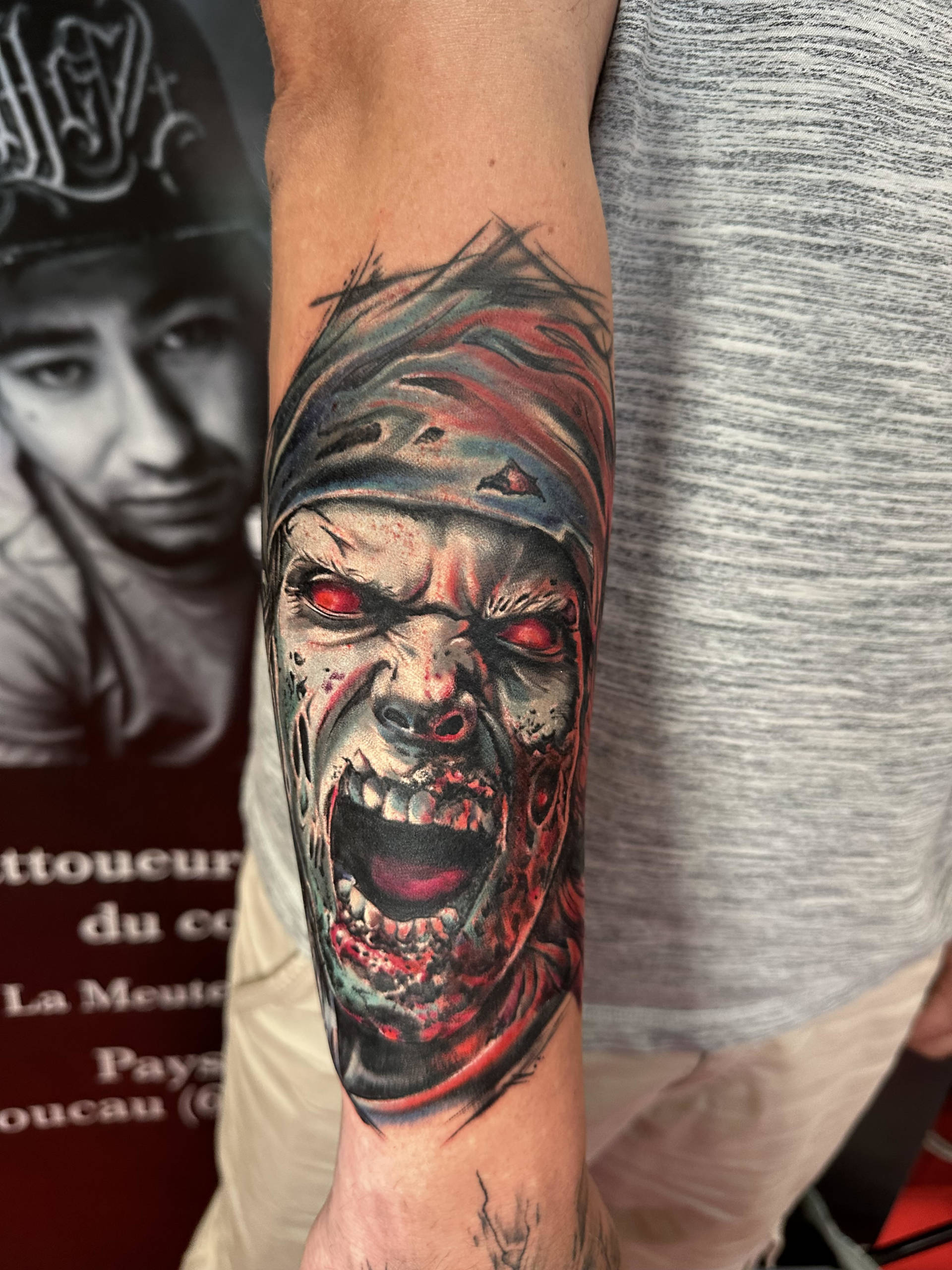 Kéké le boucher bras zombie